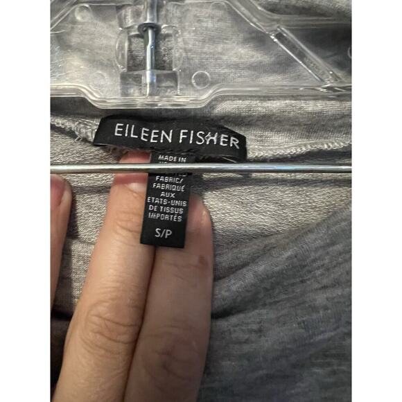 Eileen Fisher Grey Cowl Neck Long Sleeve Dress Size Small - Picture 5 of 6